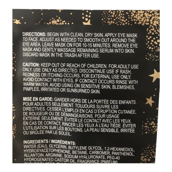 4pack Hyaluronic acid‎ night eye mask & caffeine infused day eye masks new - Picture 3 of 8